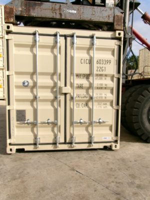 CICU 6033991, 20'GP, One Trip RAL1015