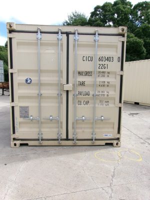 CICU 6034030, 20'GP, One Trip RAL1015