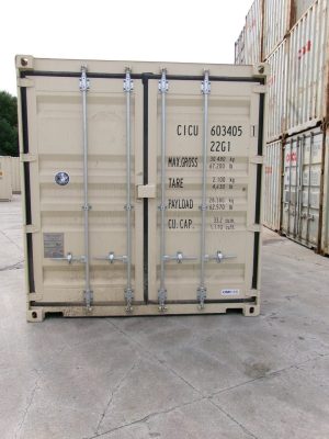 CICU 6034051, 20'GP, One Trip RAL1015