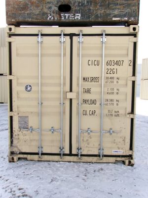 CICU 6034072, 20'GP, One Trip RAL1015