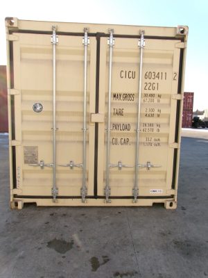 CICU 6034112, 20'GP, One Trip RAL1015