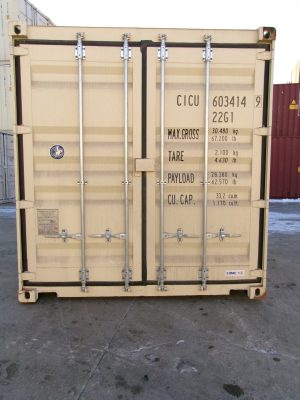 CICU 6034149, 20'GP, One Trip RAL1015