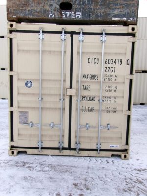 CICU 6034180, 20'GP, One Trip RAL1015