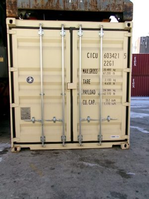 CICU 6034215, 20'GP, One Trip RAL1015