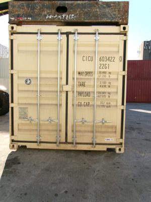 CICU 6034220, 20'GP, One Trip RAL1015