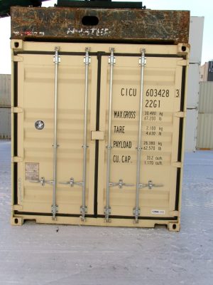 CICU 6034283, 20'GP, One Trip RAL1015