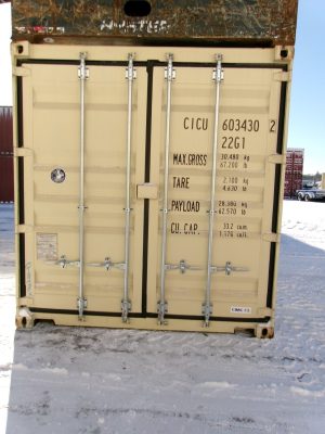 CICU 6034302, 20'GP, One Trip RAL1015