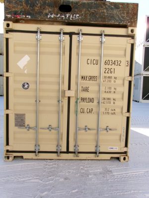 CICU 6034323, 20'GP, One Trip RAL1015