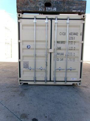 CICU 6034426, 20'GP, One Trip RAL1015