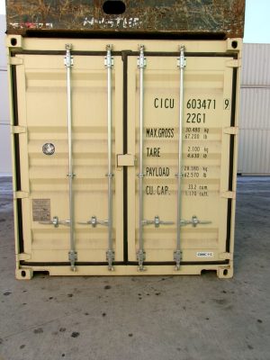CICU 6034719, 20'GP, One Trip RAL1015