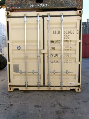 CICU 6034880, 20'GP, One Trip RAL1015