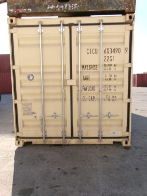 CICU 6034909, 20'GP, One Trip RAL1015