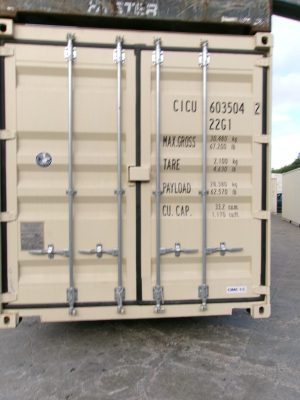 CICU 6035042, 20'GP, One Trip RAL1015