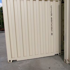 CICU 6035058, 20'GP, One Trip RAL1015