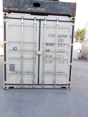 CICU 6035090, 20'GP, One Trip RAL1015