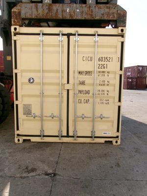 CICU 6035211, 20'GP, One Trip RAL1015