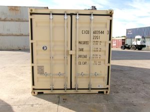 CICU 6035443, 20'GP, One Trip RAL1015