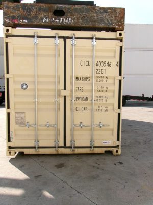 CICU 6035464, 20'GP, One Trip RAL1015