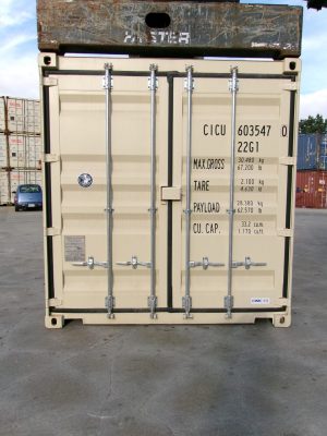 CICU 6035470, 20'GP, One Trip RAL1015