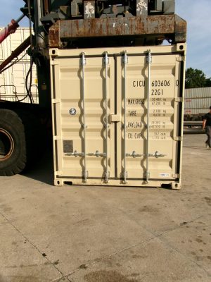 CICU 6036060, 20'GP, One Trip RAL1015