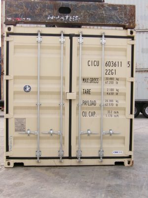CICU 6036115, 20'GP, One Trip RAL1015